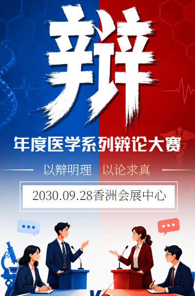 辩论赛活动医学辩论赛邀请函