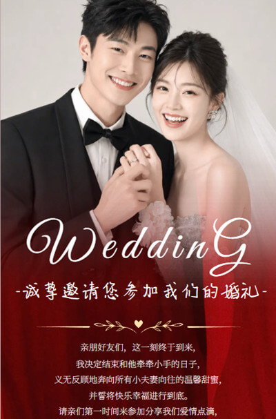 结婚喜帖电子婚礼邀请函