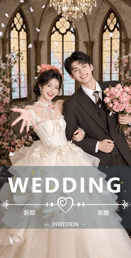 高端婚纱照相册婚礼请柬