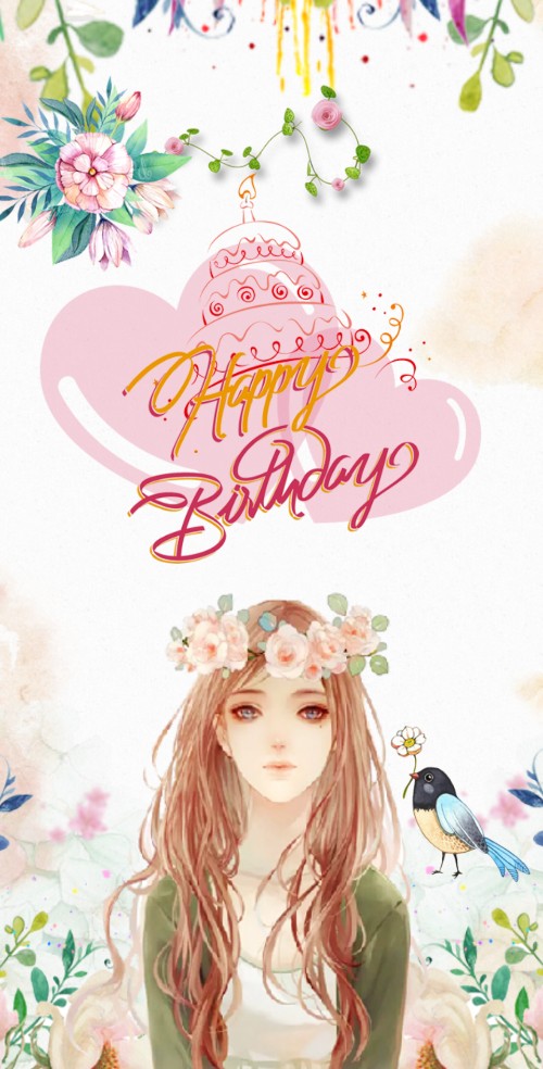 情侣/闺蜜大人小孩生日祝福