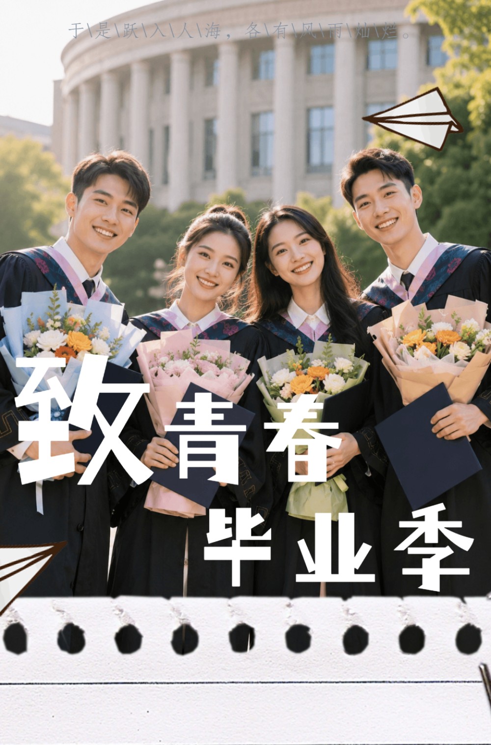 回忆青春纪念相册毕业典礼长页